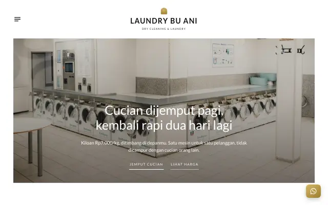 Tampilan tema Apik