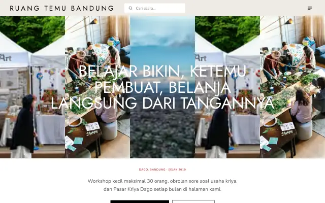 Tampilan tema Gelar