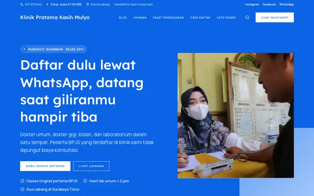 Tampilan tema Geraham