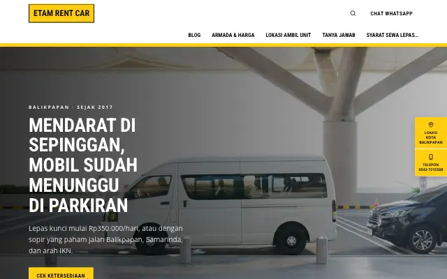 Tampilan tema Keruk
