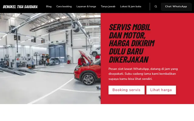 Tampilan tema Kilap
