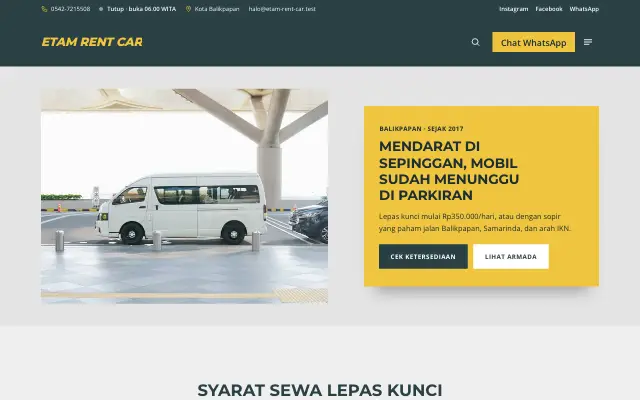 Tampilan tema Kunci