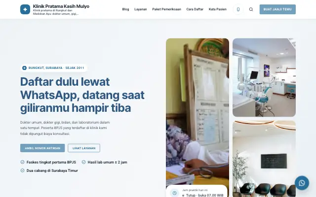 Tampilan tema Lentur