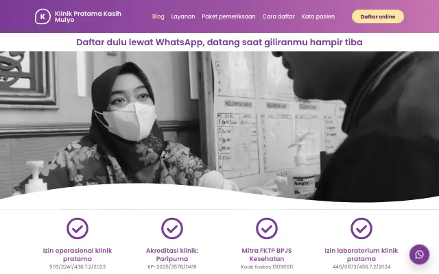 Tampilan tema Nirmala