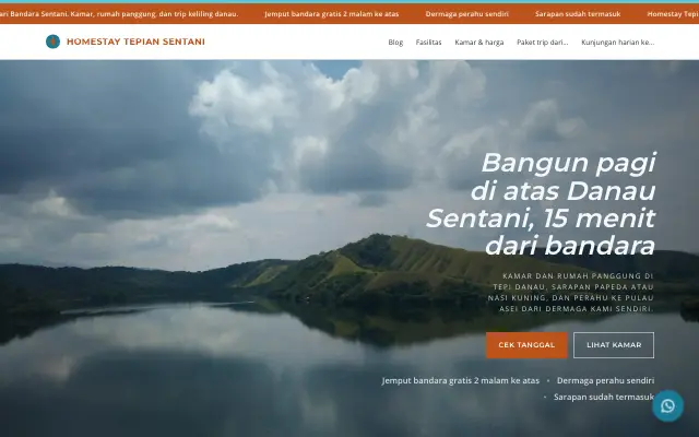 Tampilan tema Pinisi