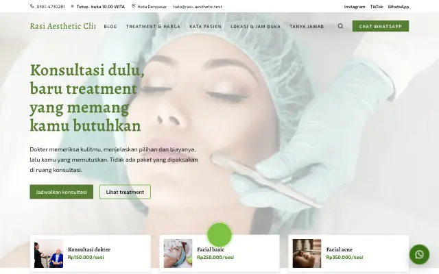 Tampilan tema Pukau