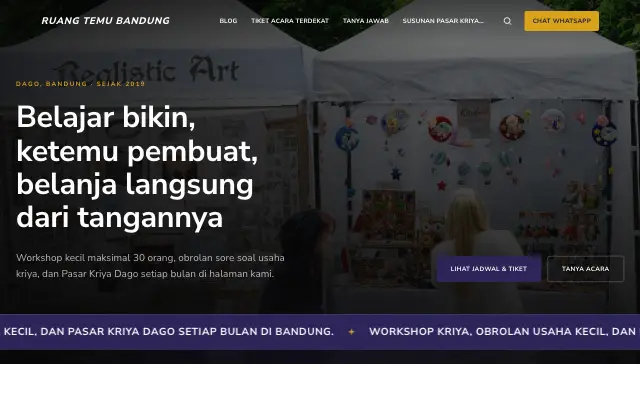 Tampilan tema Selawat