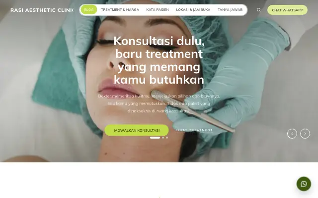 Tampilan tema Suar