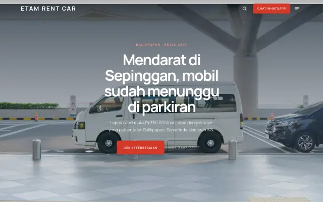 Tampilan tema Terop
